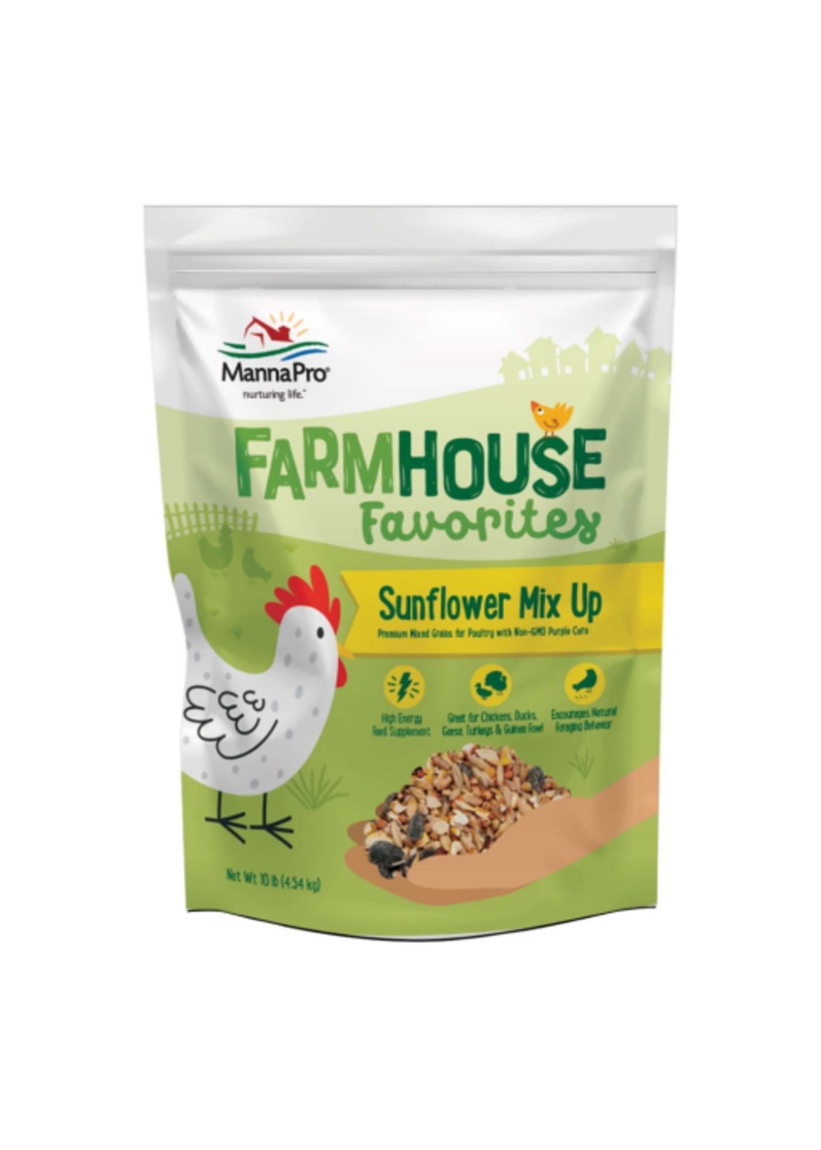 Manna Pro Manna Pro Farmhouse Favorites Chicken Treats - Sunflower Mix up - 1 Bag -10lb.