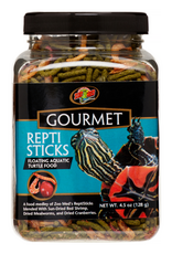 Zoo Med Zoo Med Gourmet Reptisticks Floating Aquatic Turtle Food Healthy Meal - 4.5 oz