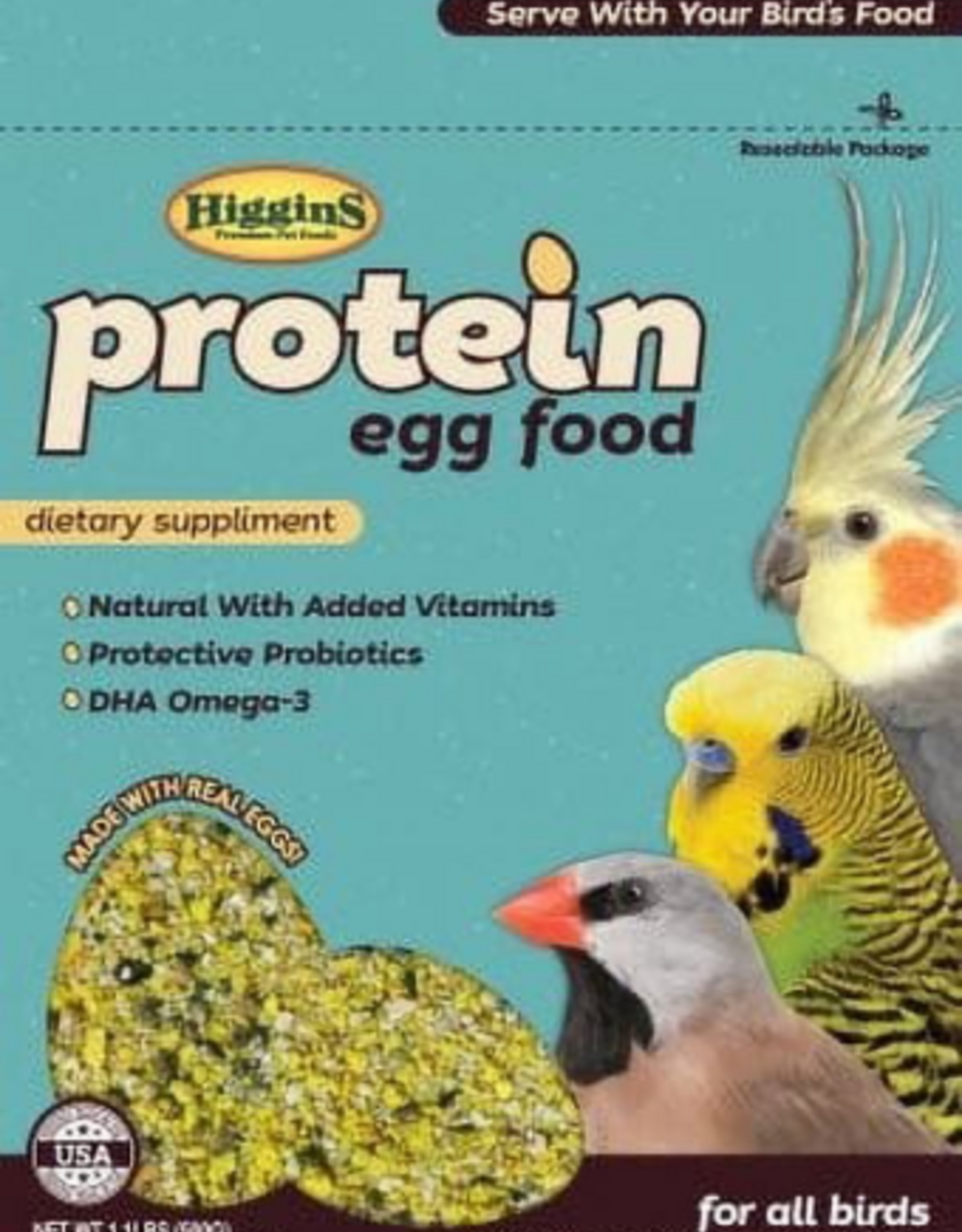 Versele-Laga Higgins Versele-Laga Higgins Protein Egg Bird Food - 1.1 Lb