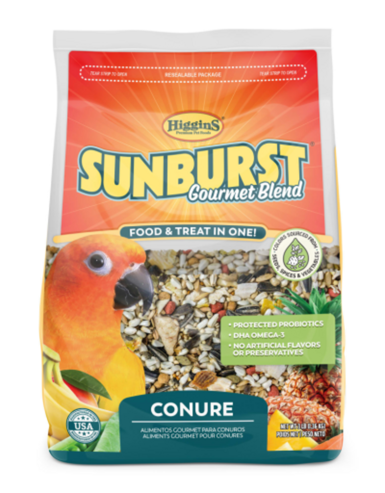 Versele-Laga Higgins Versele-Laga Higgins Sunburst Conure Bird Food - 3 Lb