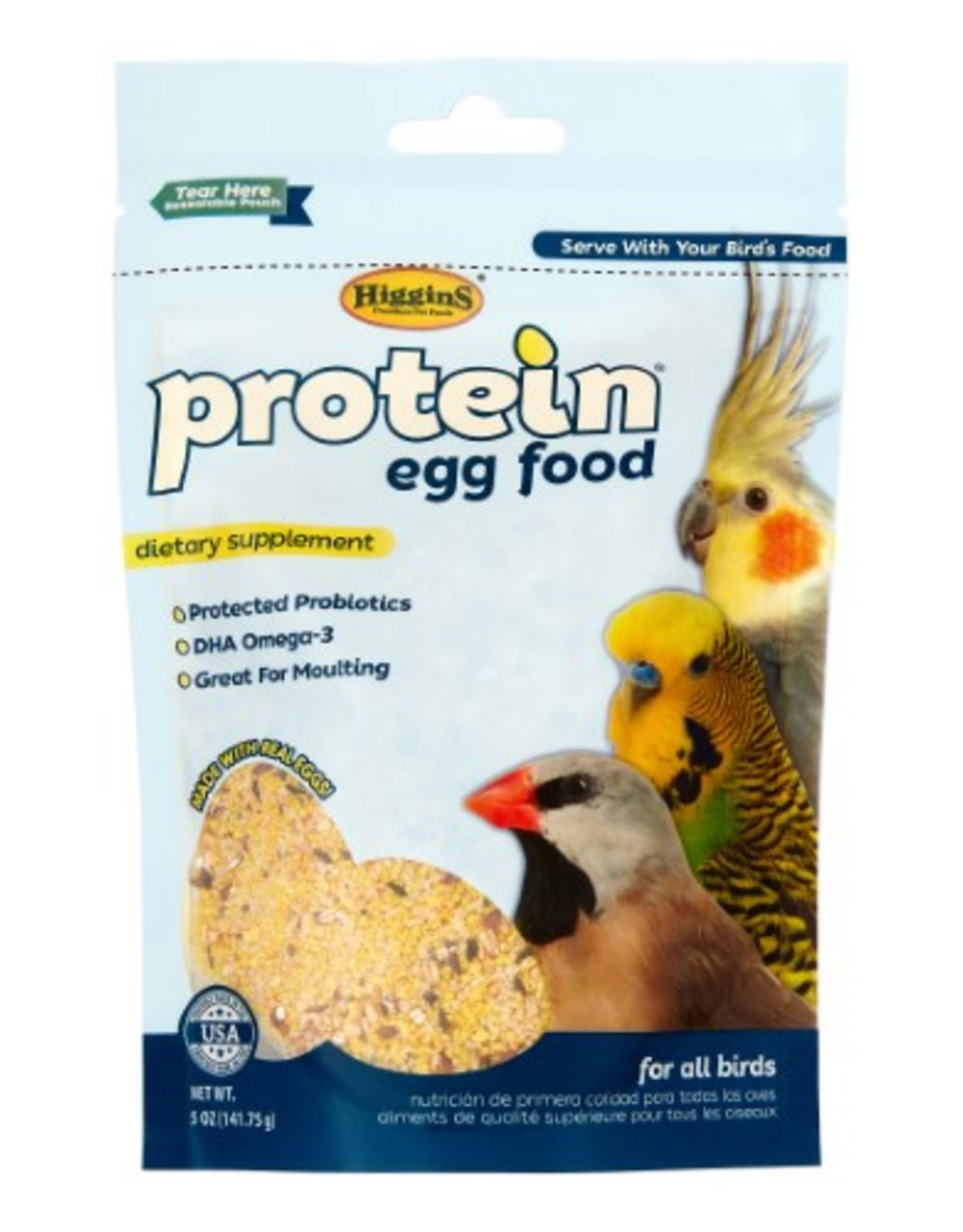 Versele-Laga Higgins HIGGINS PROTEIN NESTLING EGG FOOD 5OZ