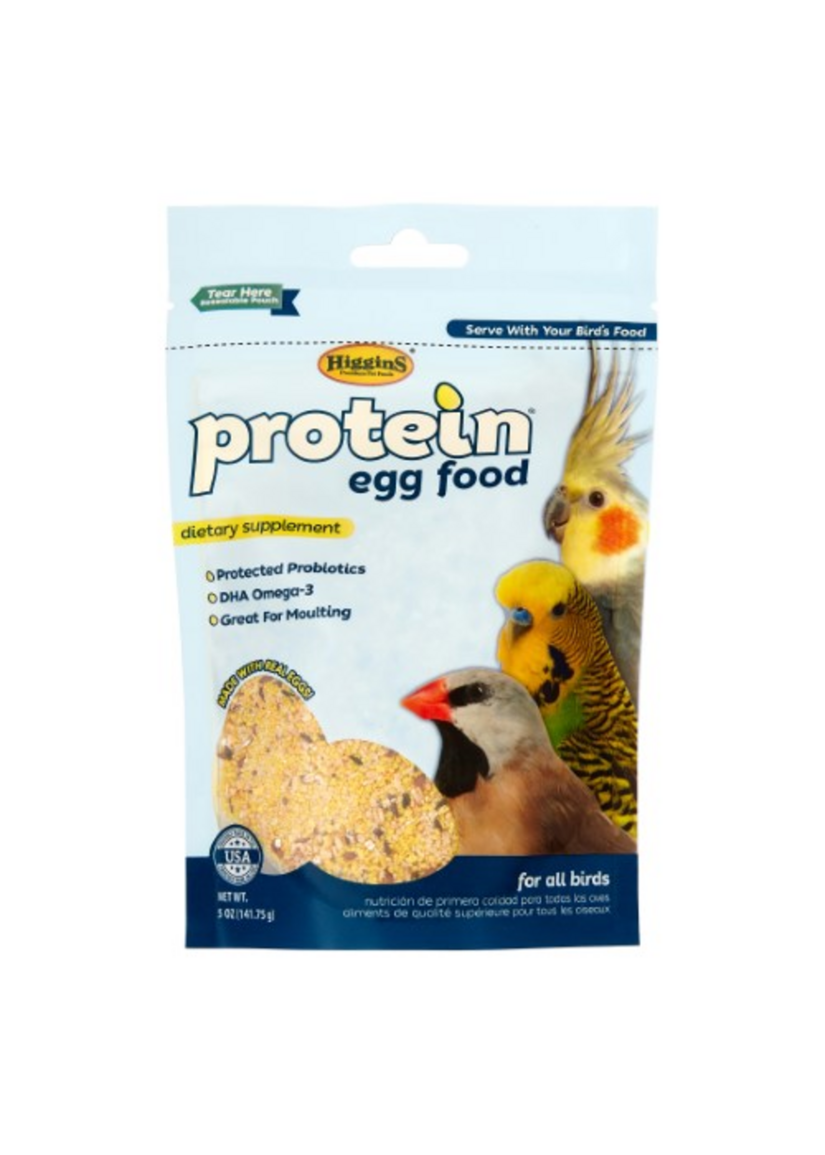 Versele-Laga Higgins HIGGINS PROTEIN NESTLING EGG FOOD 5OZ