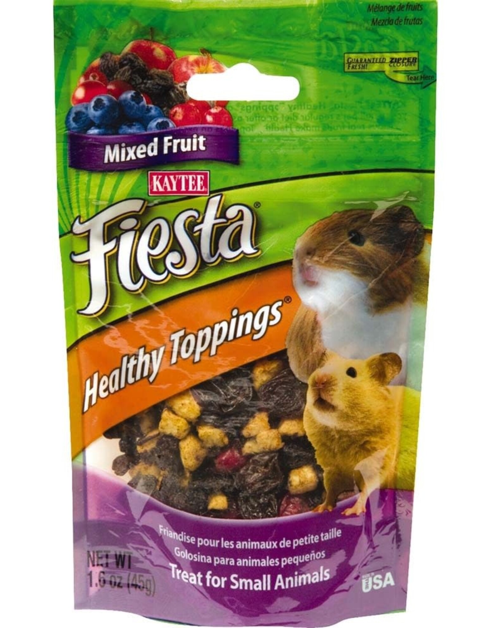 Kaytee Kaytee Fiesta Healthy Toppings Mixed Fruit - Small Animals - 1.6 oz