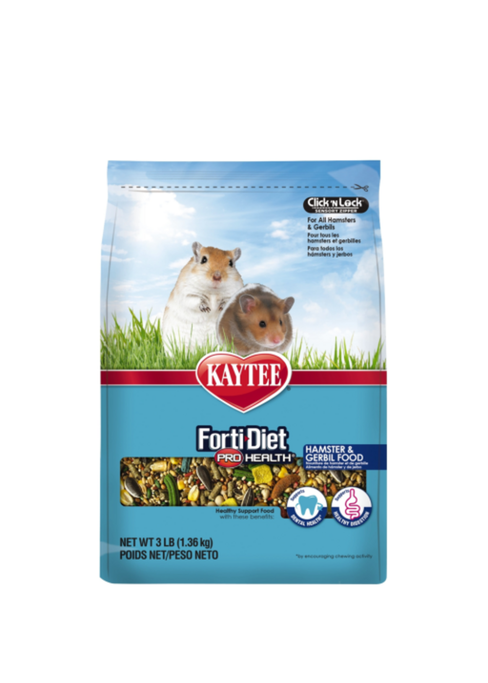Kaytee KAYTEE FORTI-DIET PRO HEALTH HAMSTER & GERBIL 3LBS
