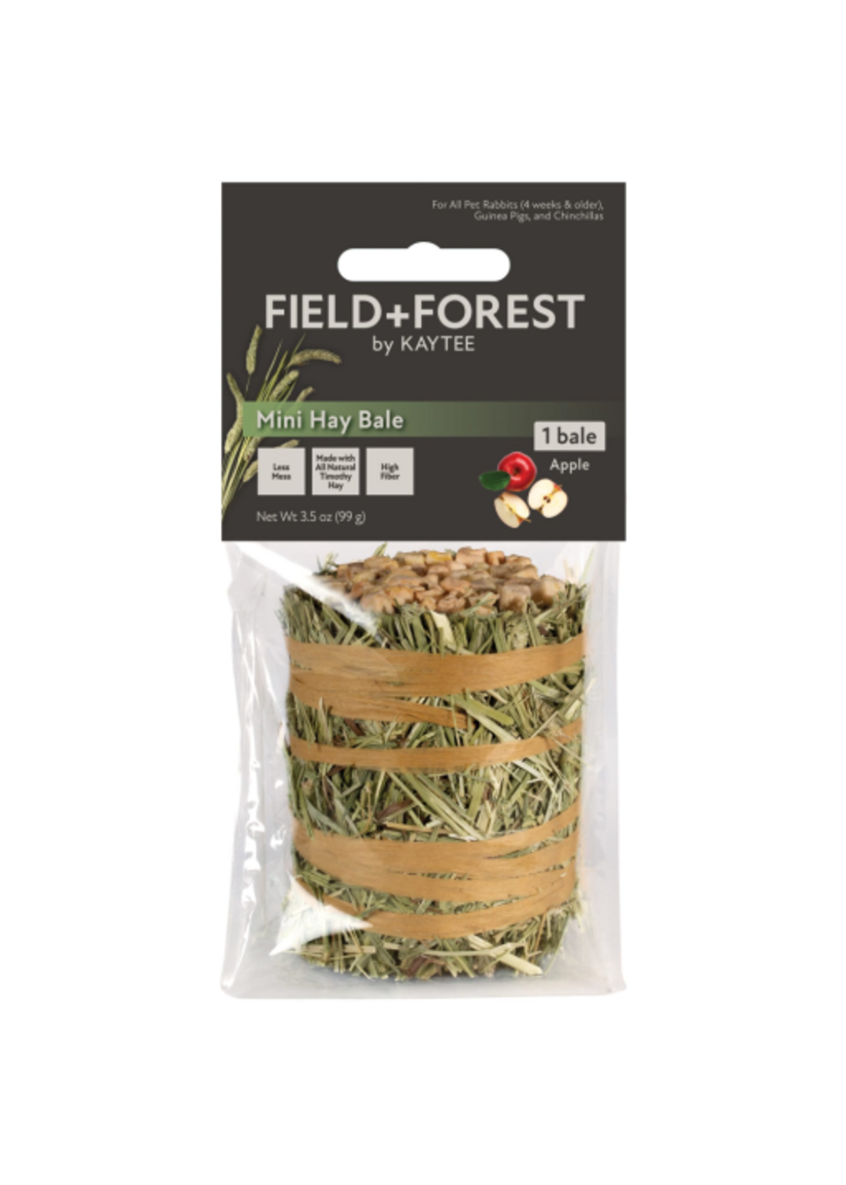 Kaytee Kaytee Field+Forest Mini Hay Bales Apple - 3.5 oz.