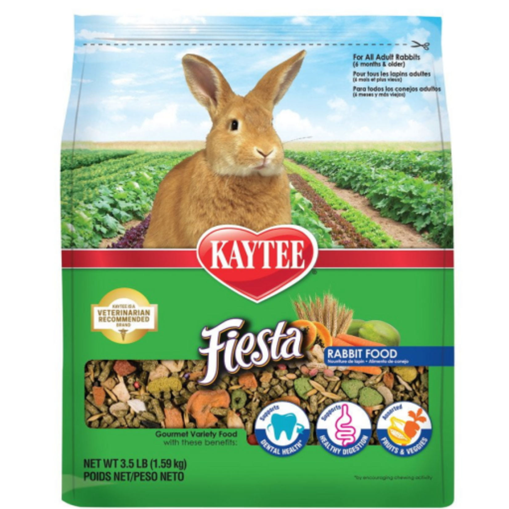 Kaytee KAYTEE FIESTA RABBIT 3.5LBS