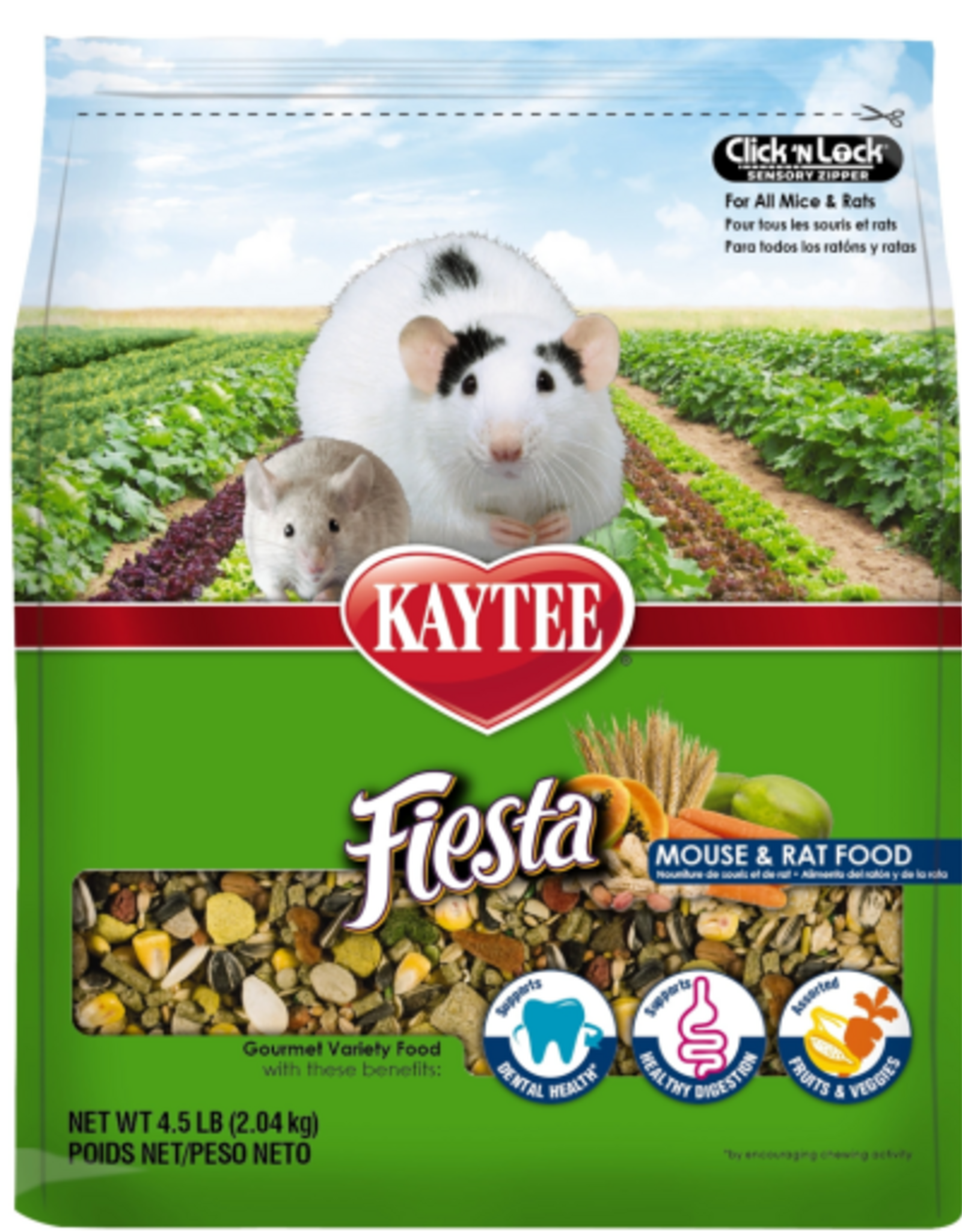 Kaytee KAYTEE FIESTA RAT & MOUSE 4.5LBS