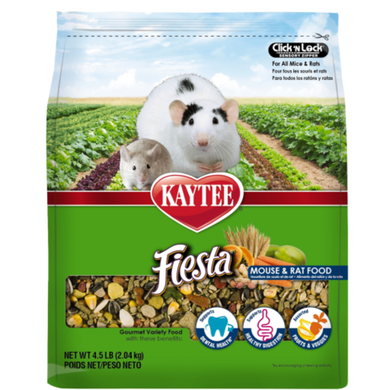Kaytee KAYTEE FIESTA RAT & MOUSE 4.5LBS