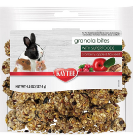 Kaytee Kaytee Granola Bites with Super Foods Cranberry Apple and Flax - 4.5 oz