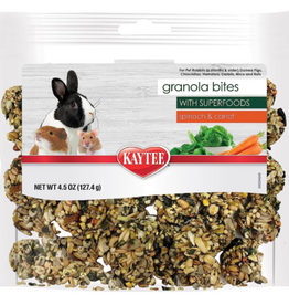 Kaytee Kaytee Granola Bites with Super Foods Spinach and Carrot - 4.5 oz