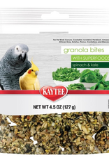 Kaytee Kaytee Granola Bites with Super Foods Spinach and Kale - 4.5 oz