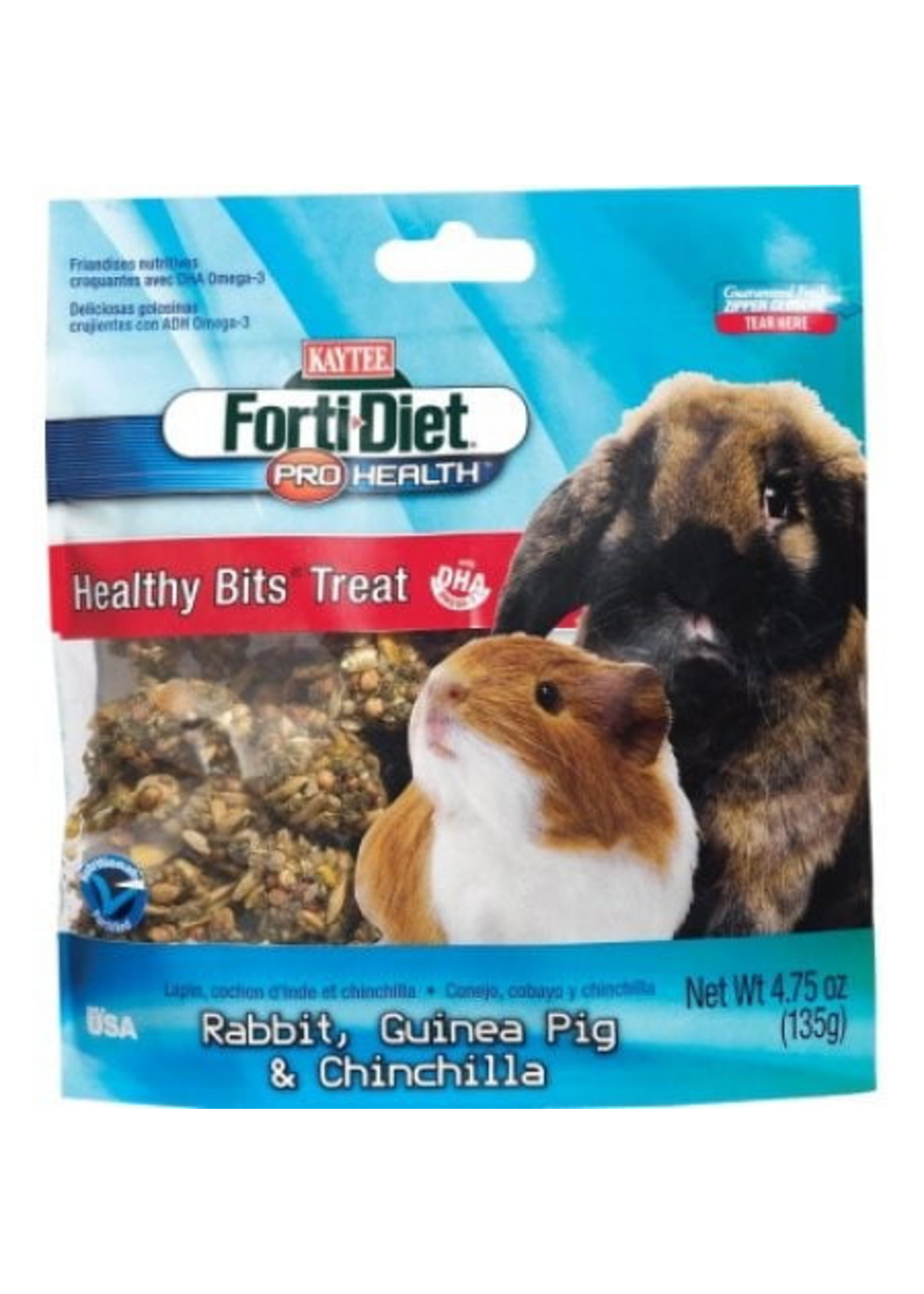 Kaytee Kaytee Forti-Diet Pro Health Healthy Bits Rabbit Guinea Pig & Chinchilla Treats - 4.5 oz