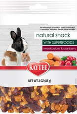 Kaytee Kaytee Natural Snack for Small Animals Sweet Potato & Cranberry Treat - 3 oz