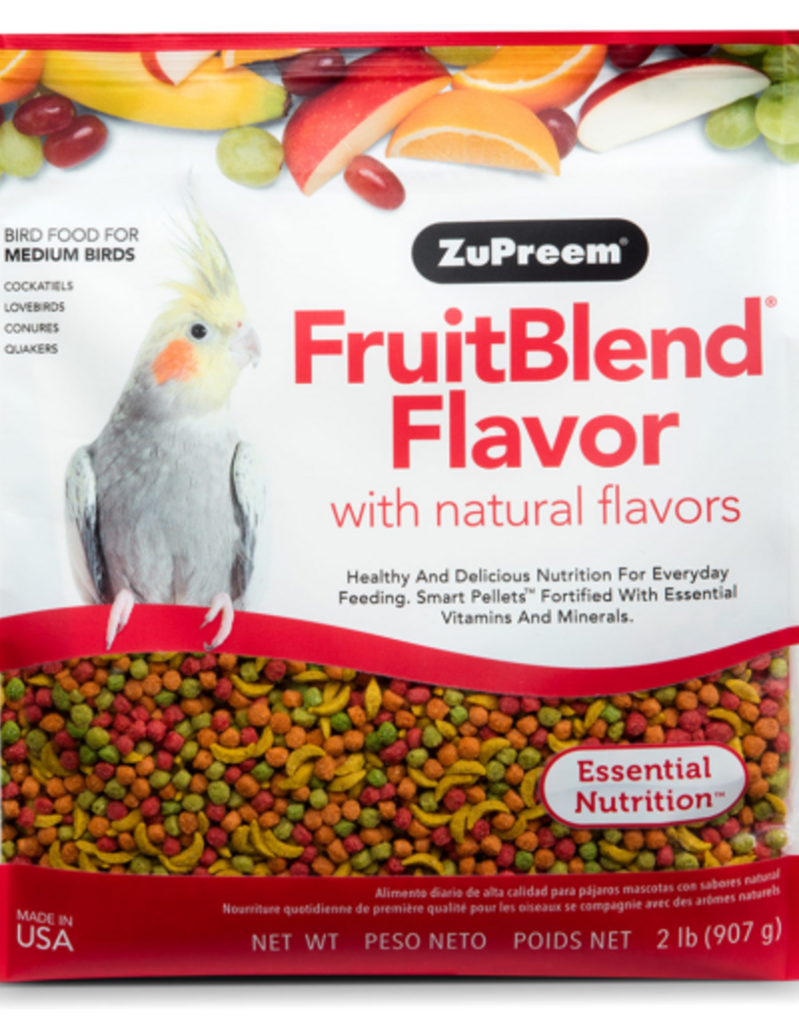 ZuPreem ZUPREEM FRUITBLEND MEDIUM BIRD 2.5LBS