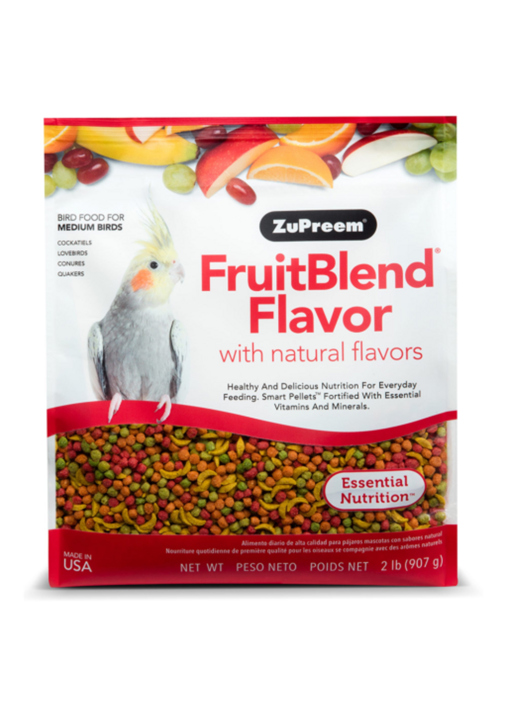 ZuPreem ZUPREEM FRUITBLEND MEDIUM BIRD 2.5LBS