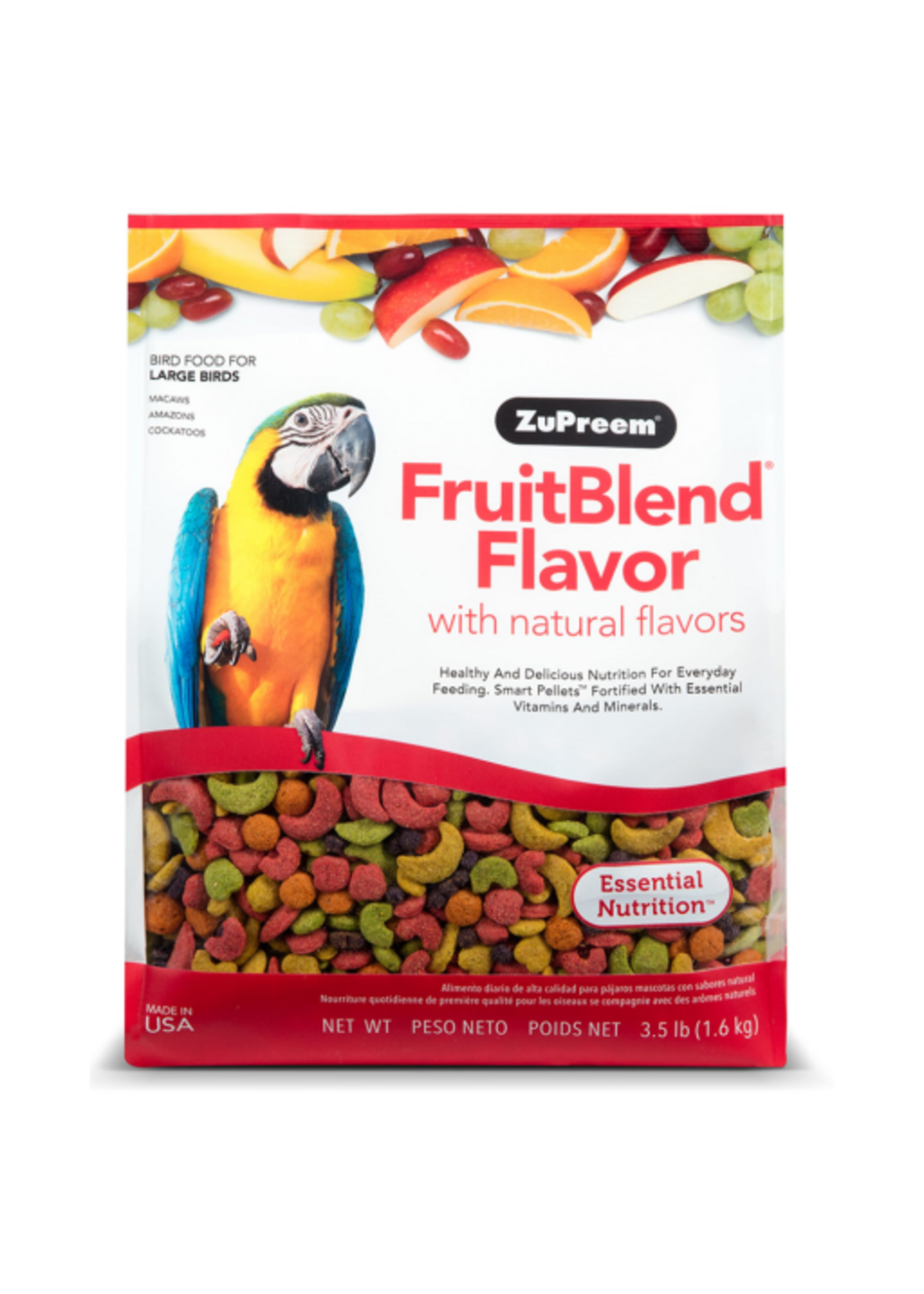 ZuPreem ZUPREEM FRUITBLEND LARGE BIRD 3.5LBS