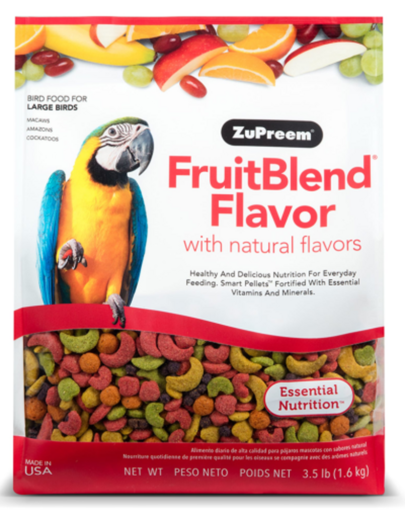 ZuPreem ZUPREEM FRUITBLEND LARGE BIRD 3.5LBS