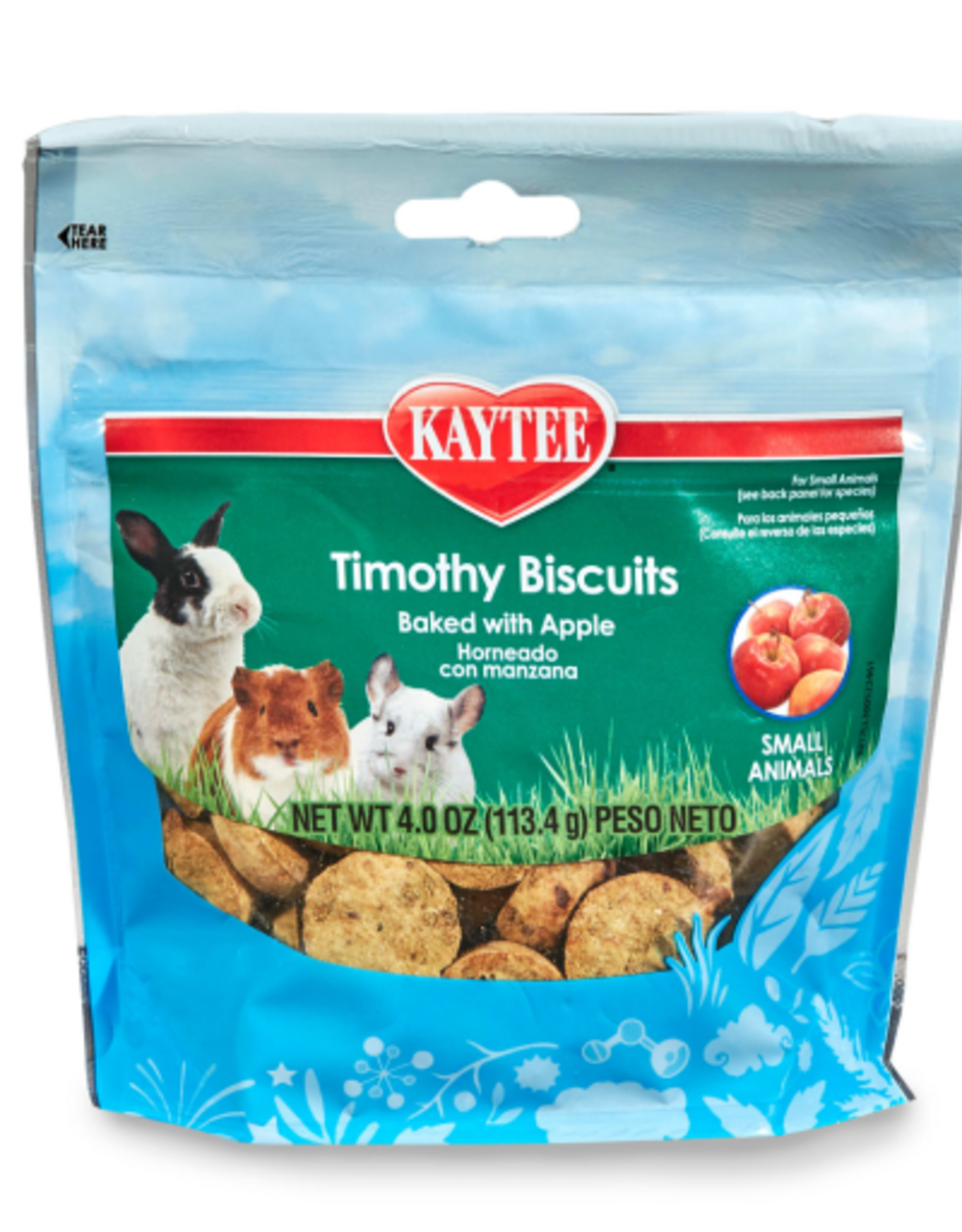 Kaytee Kaytee Timothy Biscuit Treat with Apple for Small Pets