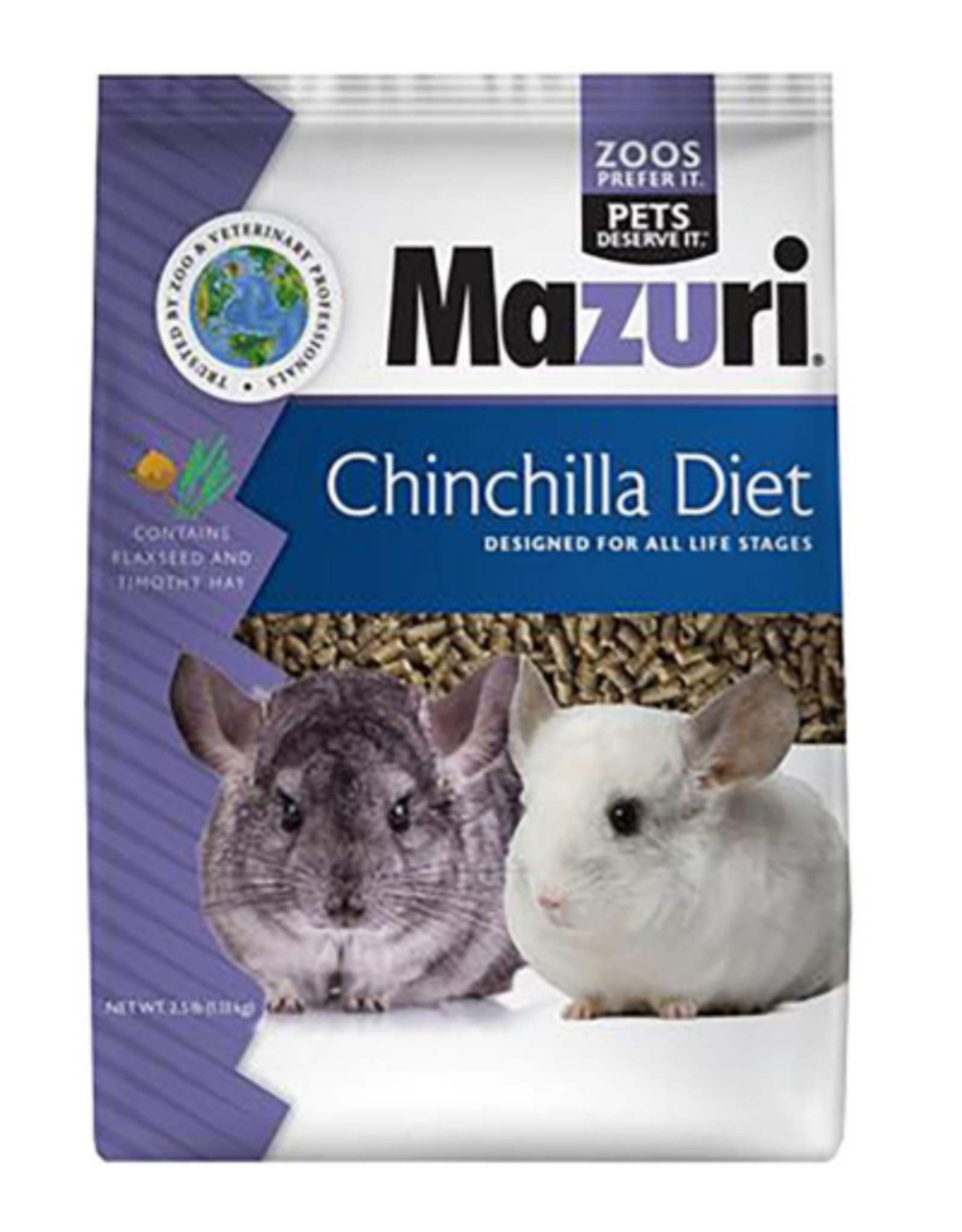 Purina Mills Mazuri Chinchilla Diet - 2.5 lbs