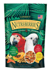 Lafeber Lafeber Nutri-Berries Tropical Fruit Macaw & Cockatoo Bird Food - 10 Oz