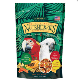 Lafeber Lafeber Nutri-Berries Tropical Fruit Macaw & Cockatoo Bird Food - 10 Oz