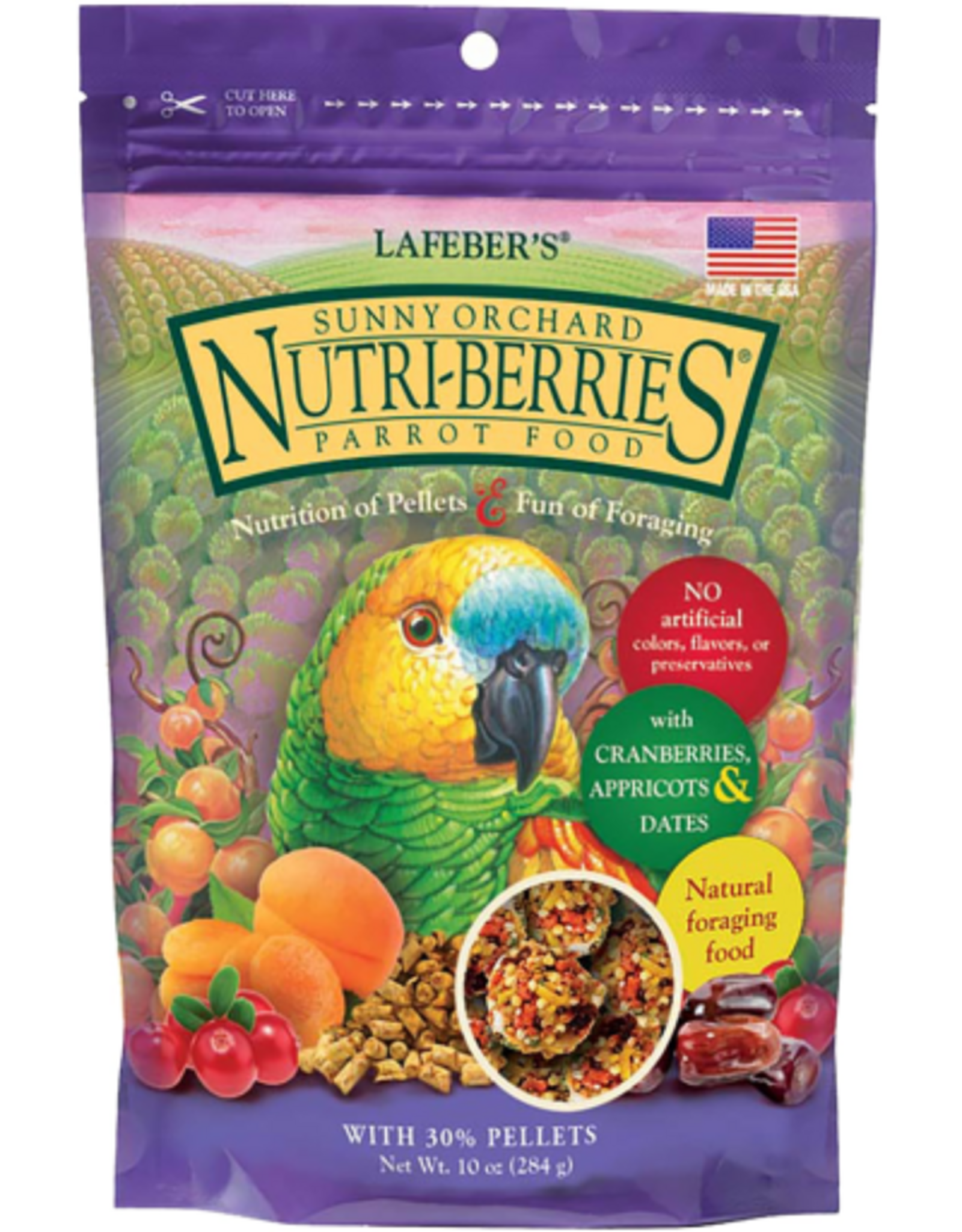 Lafeber Lafeber Nutri-Berries Sunny Orchard Parrot Bird Food - 10 Oz