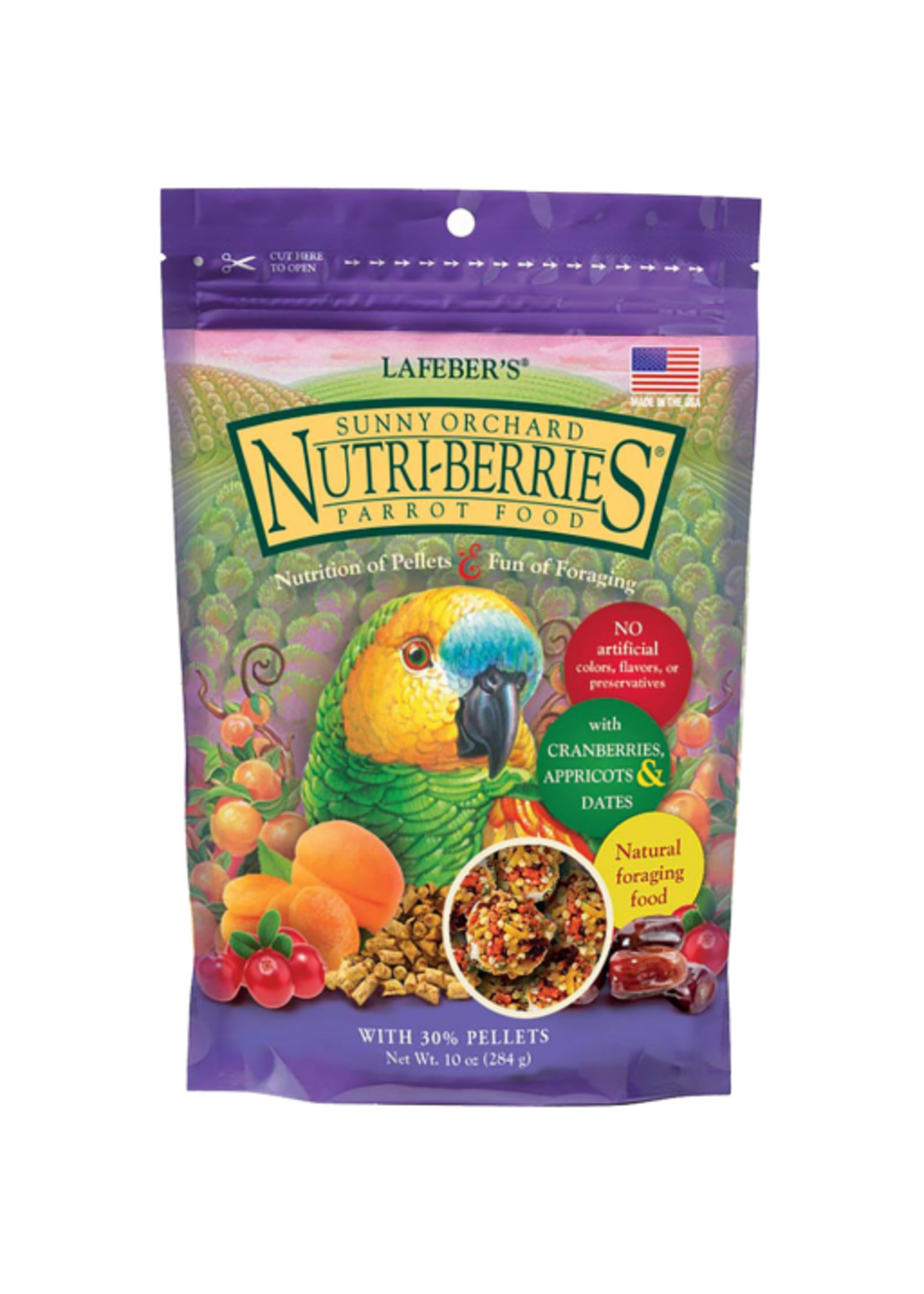 Lafeber Lafeber Nutri-Berries Sunny Orchard Parrot Bird Food - 10 Oz