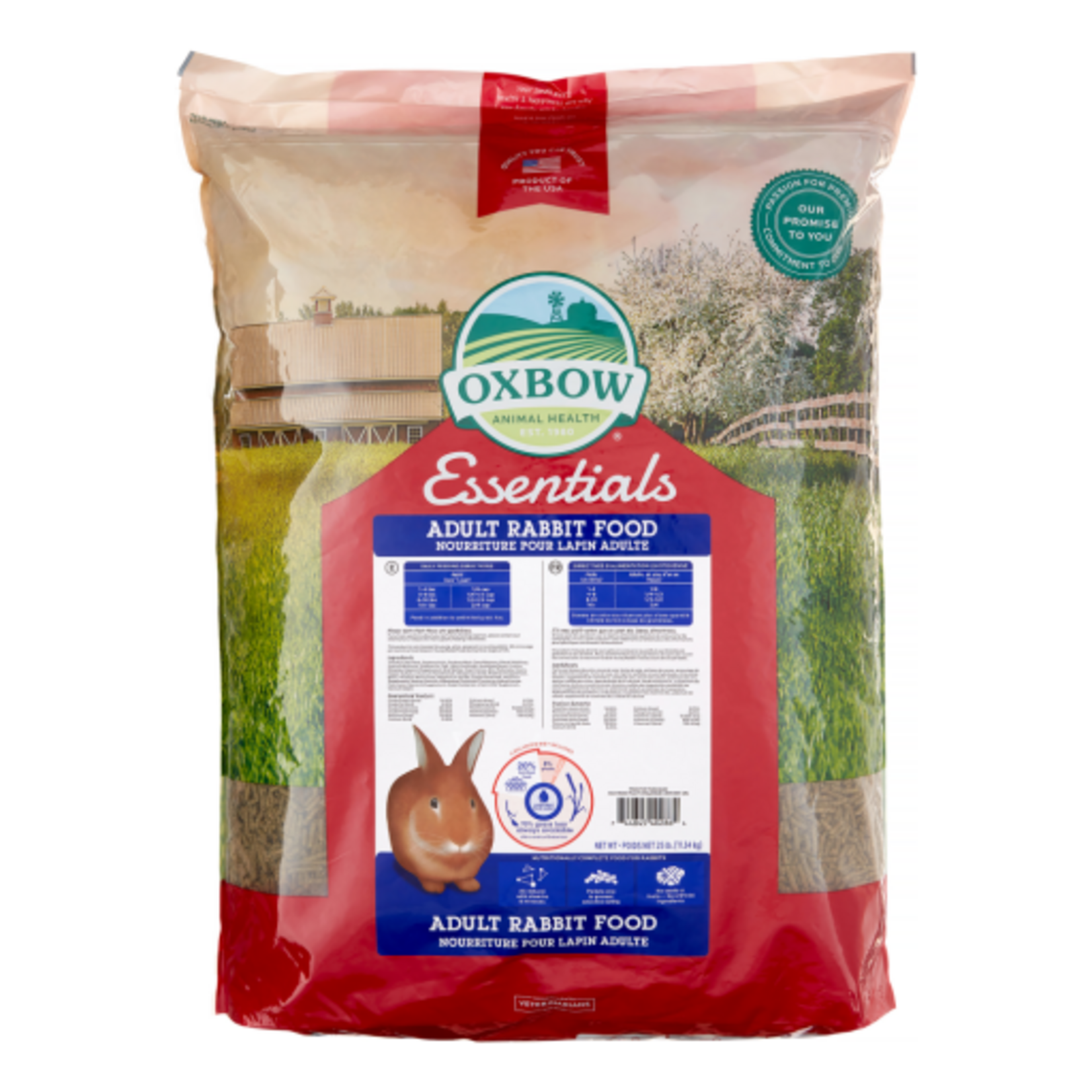 Oxbow OXBOW ADULT RABBIT 25LBS