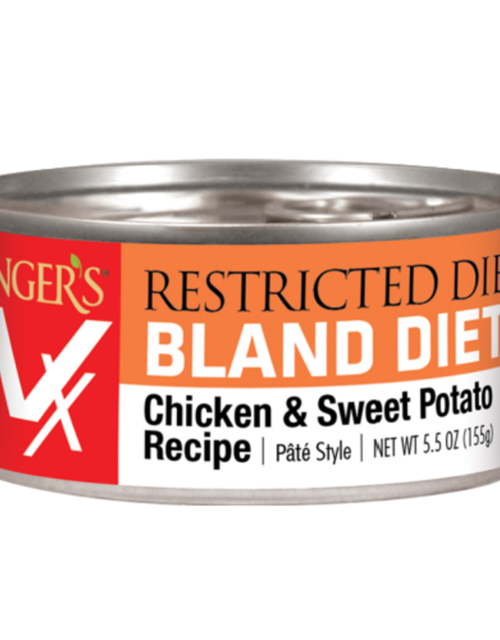 Evanger's Evanger's EVX Restricted Diet Bland Diet Chicken & Sweet Potato for Cats - 5.5  Oz,case of 24