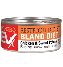 Evanger's Evanger's EVX Restricted Diet Bland Diet Chicken & Sweet Potato for Cats - 5.5  Oz,case of 24