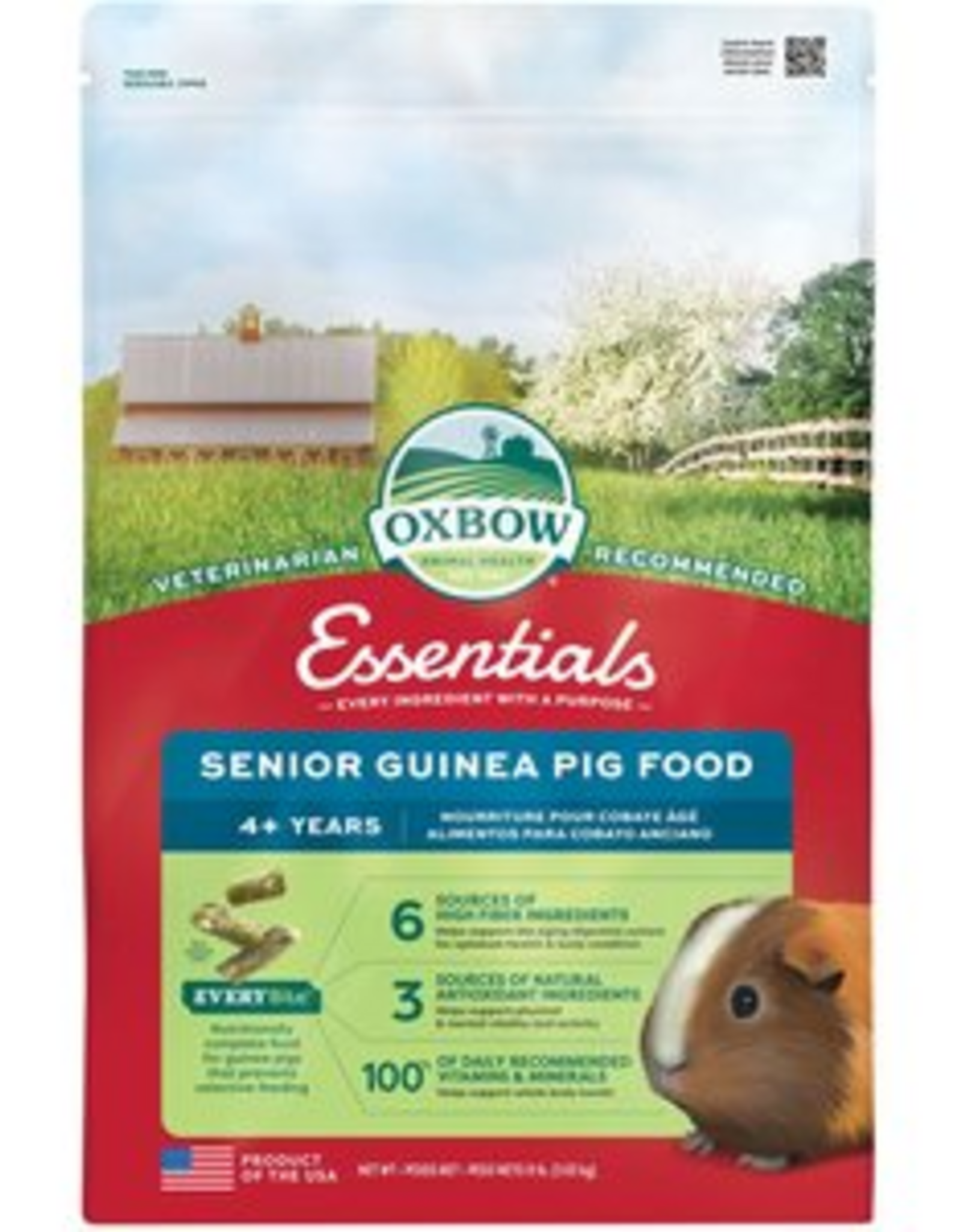Oxbow Oxbow Animal Health Essentials Senior Guinea Pig Food - Dry Pellet - 8 lb