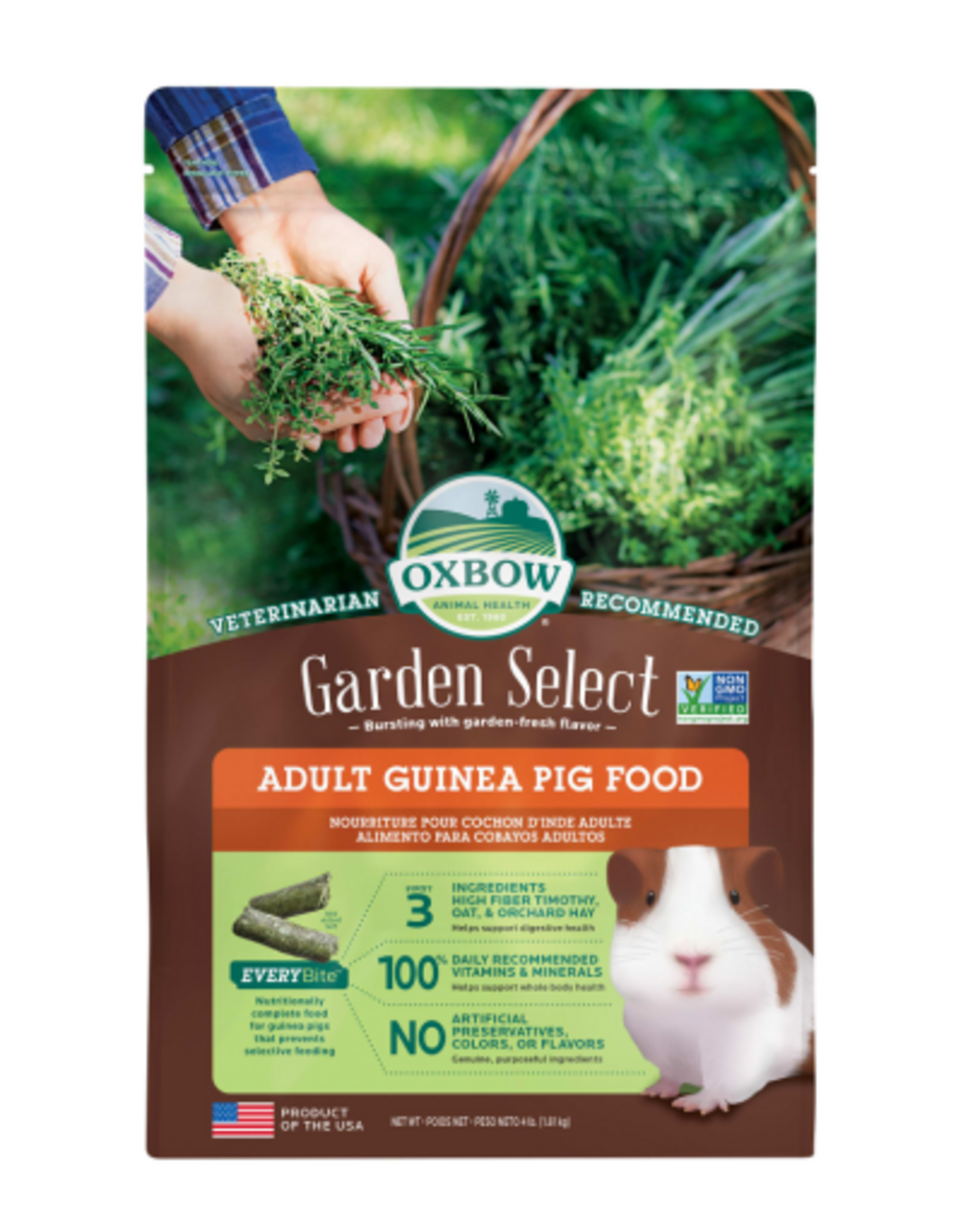 Oxbow OXBOW GARDEN SELECT ADULT GUINEA PIG 4LBS