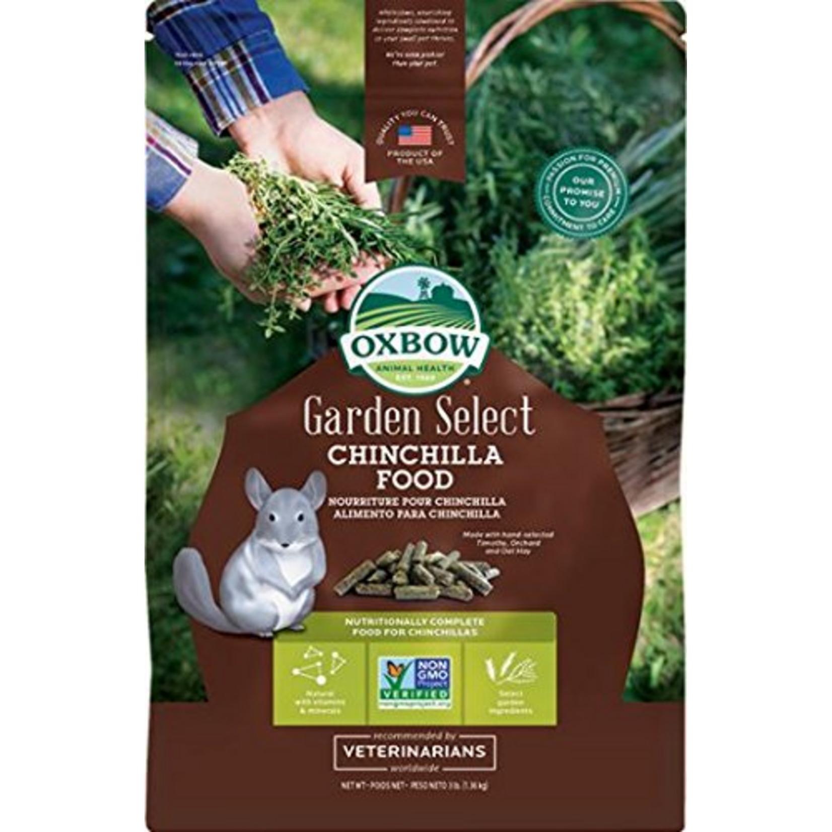 Oxbow OXBOW GARDEN SELECT CHINCHILLA 3LBS