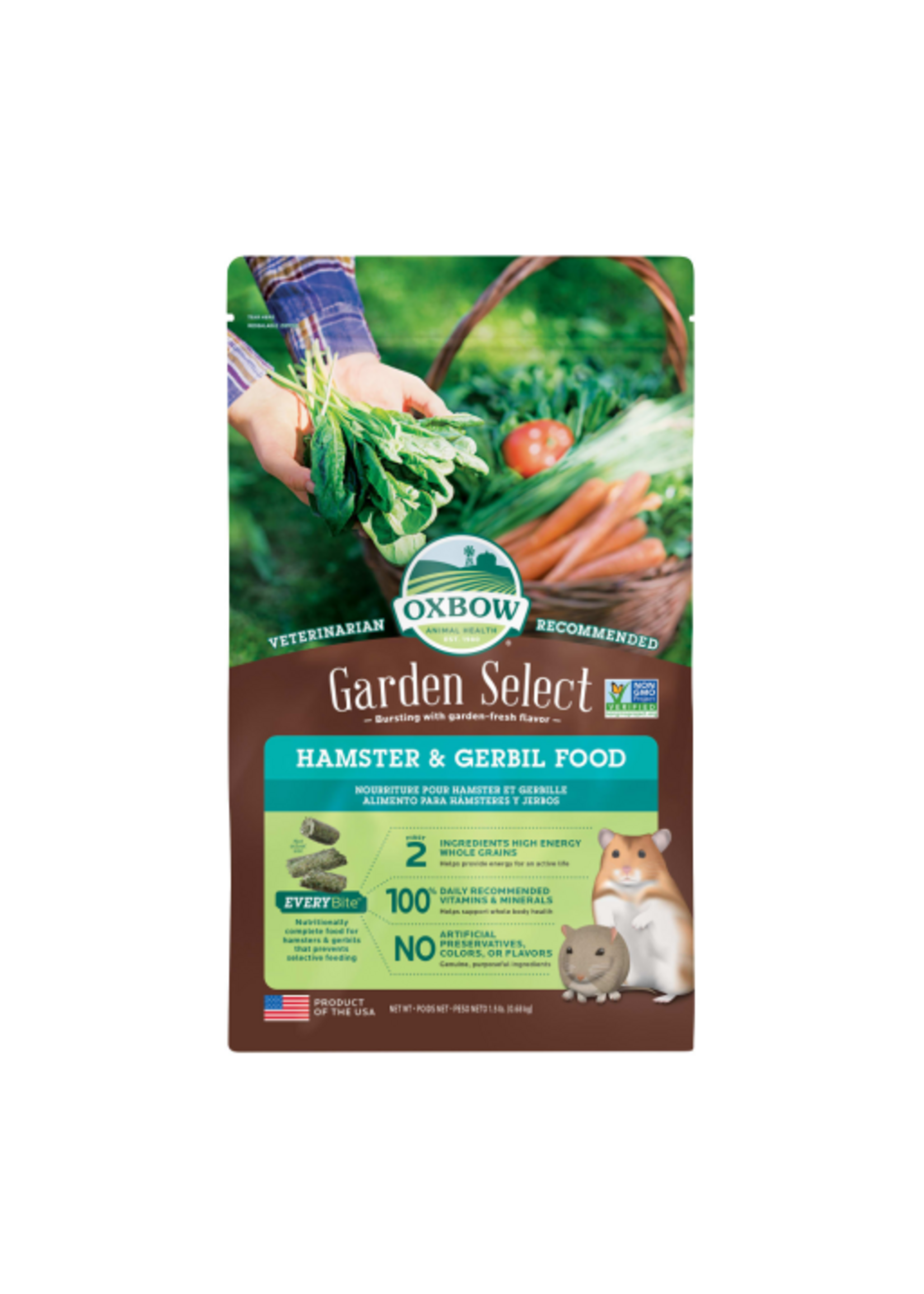 Oxbow OXBOW GARDEN SELECT HAMSTER & GERBIL 1.5LBS