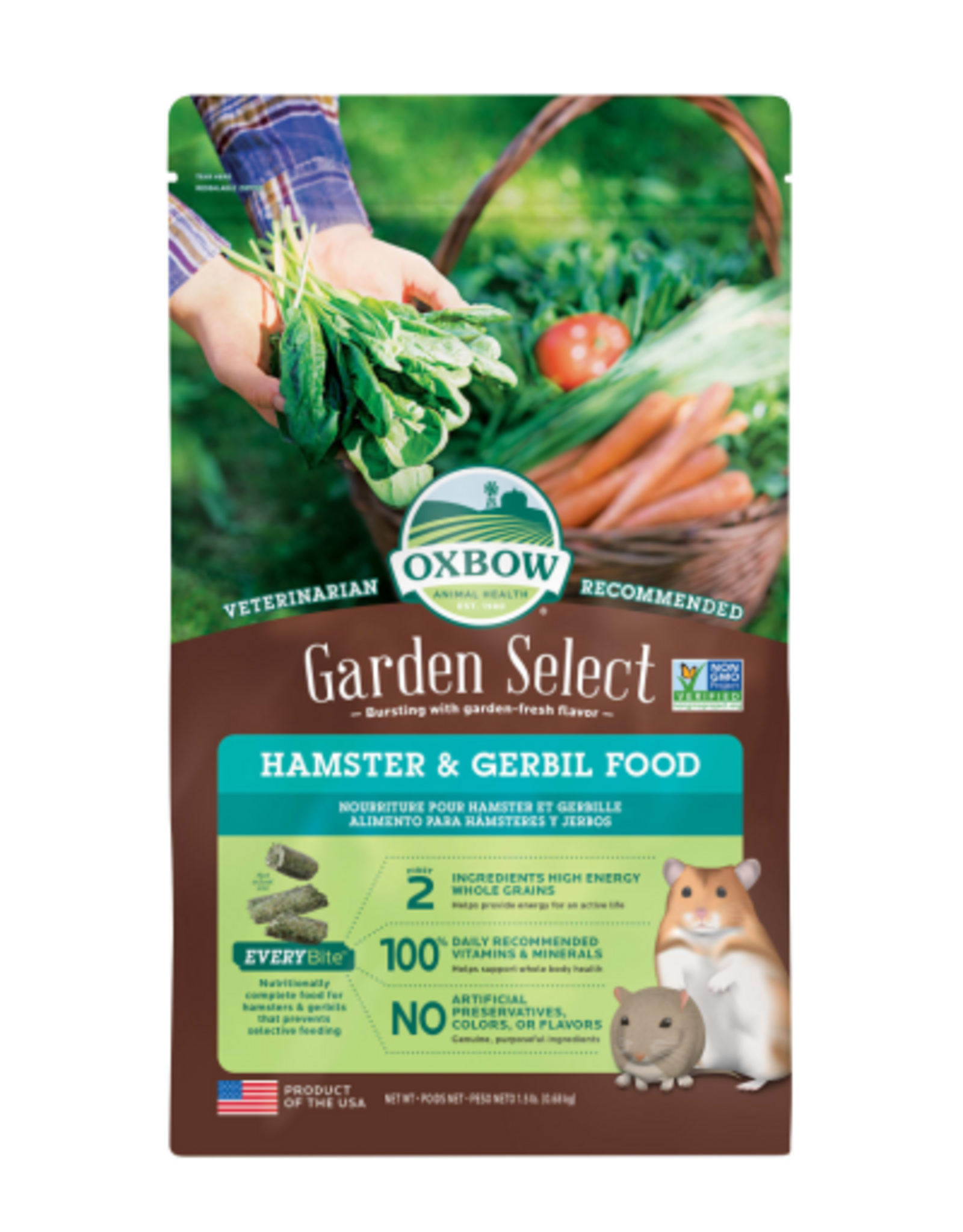 Oxbow OXBOW GARDEN SELECT HAMSTER & GERBIL 1.5LBS