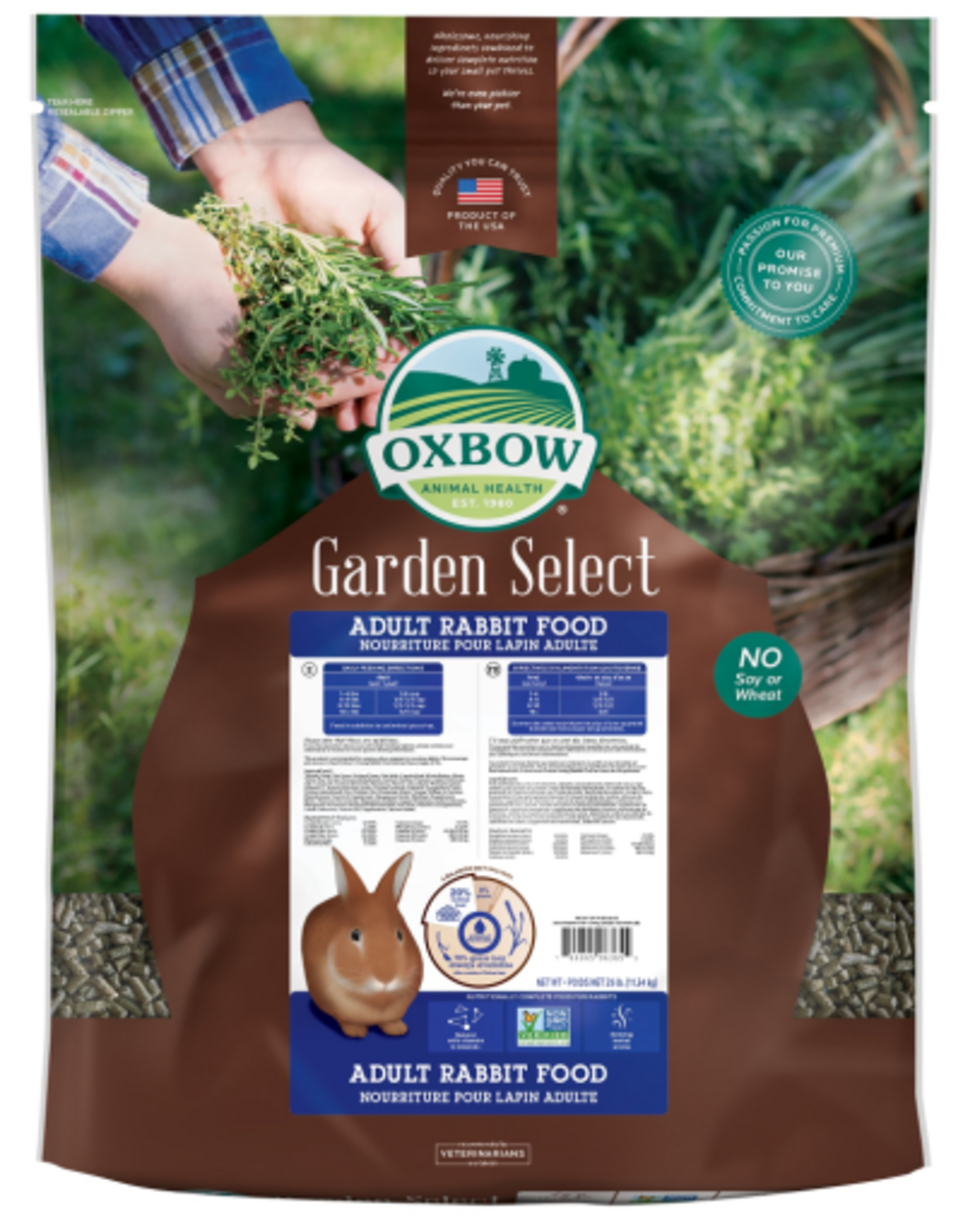 Oxbow Oxbow Garden Select Adult Rabbit Food - 25 lbs.