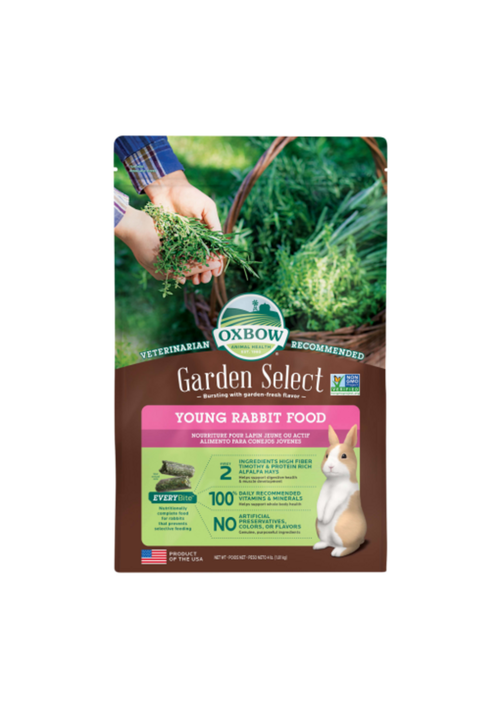 Oxbow Oxbow Garden Select Young Rabbit Food - 4 lb
