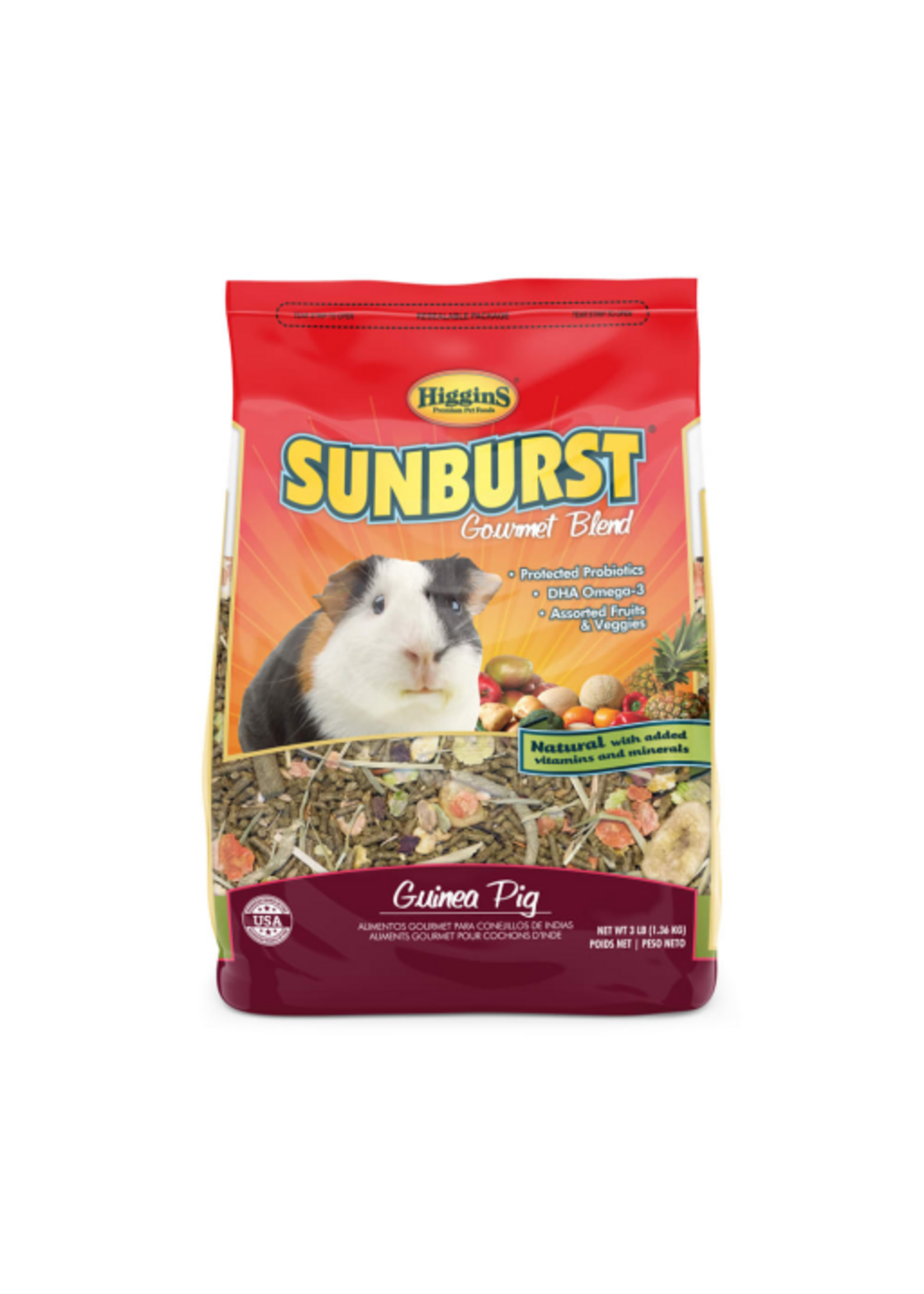 Versele-Laga Higgins HIGGINS SUNBURST GOURMET BLEND GUINEA PIG 6LBS