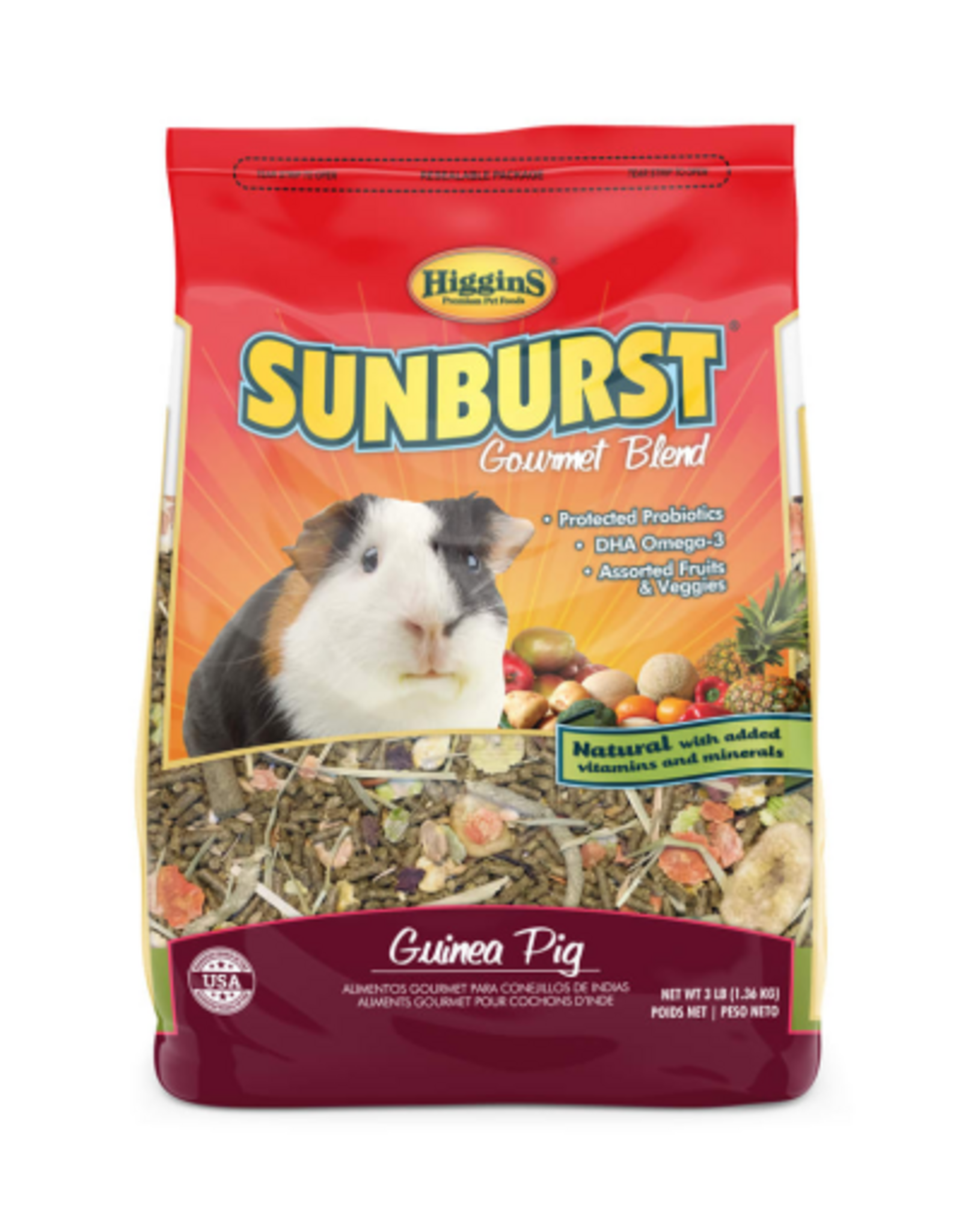 Versele-Laga Higgins HIGGINS SUNBURST GOURMET BLEND GUINEA PIG 6LBS