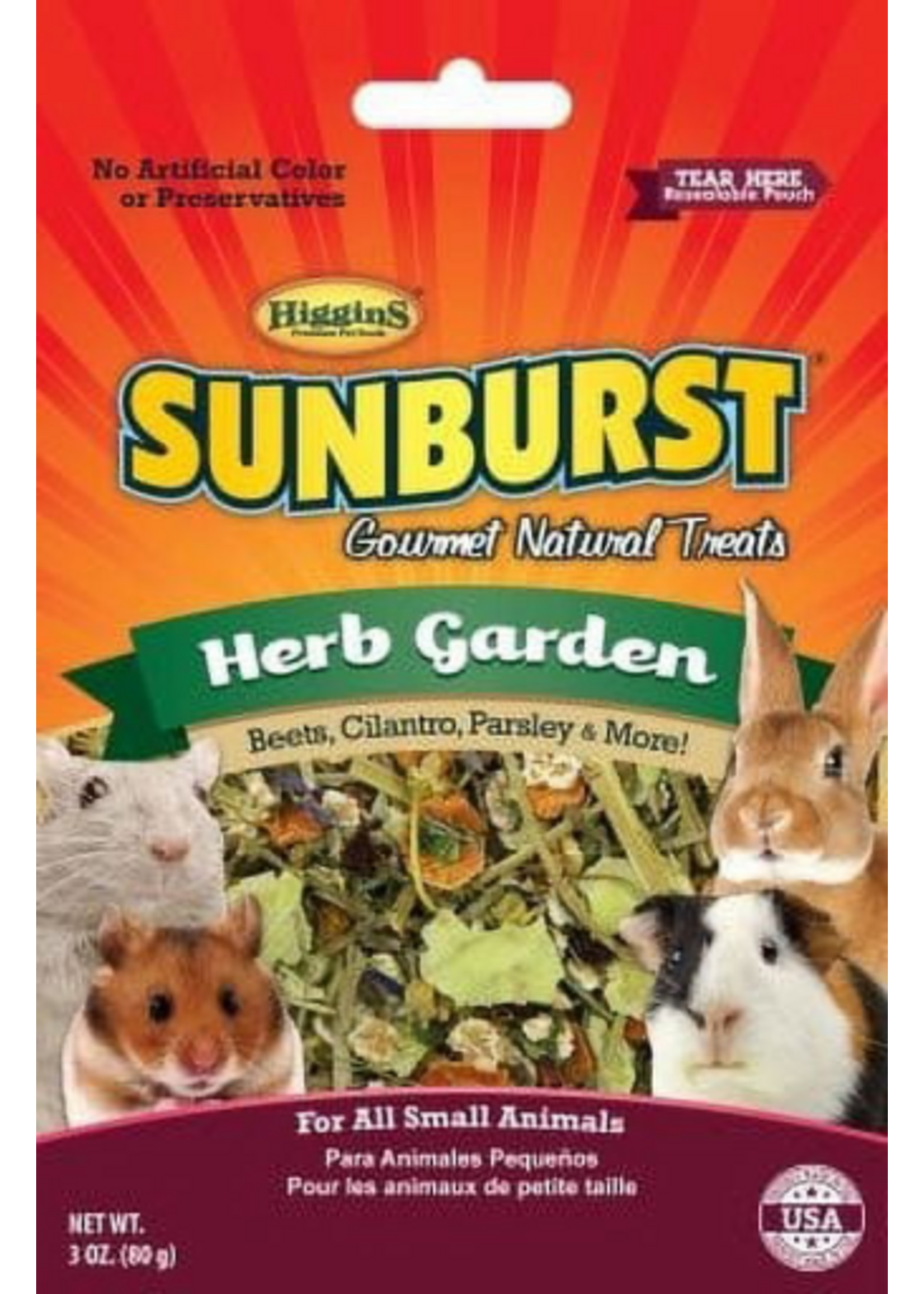 Versele-Laga Higgins HIGGINS SUNBURST GOURMET TREATS HERB GARDEN 3OZ
