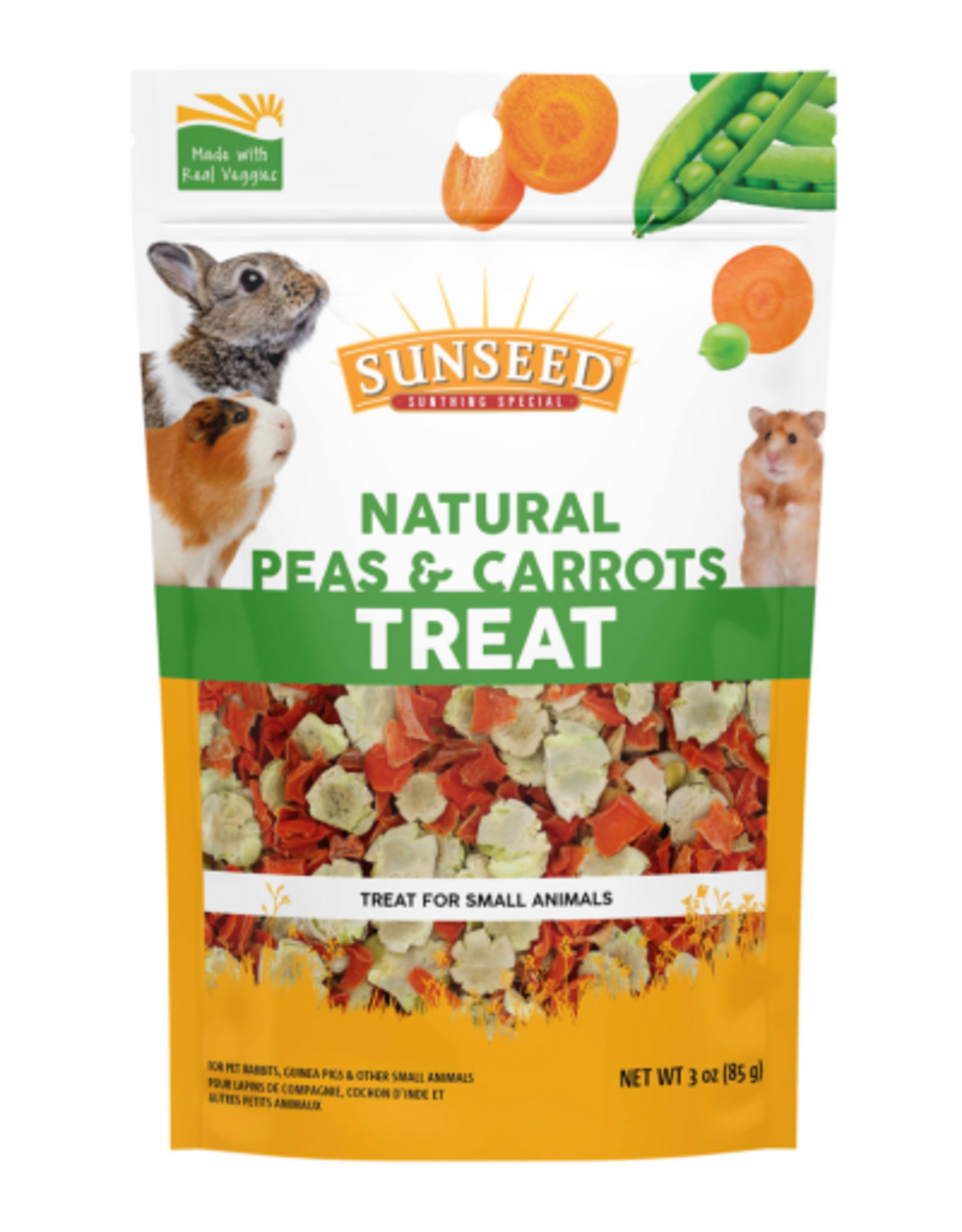 Vitakraft Sun Seed Sunseed Peas and Carrots Small Animal Treat - 3.5 oz