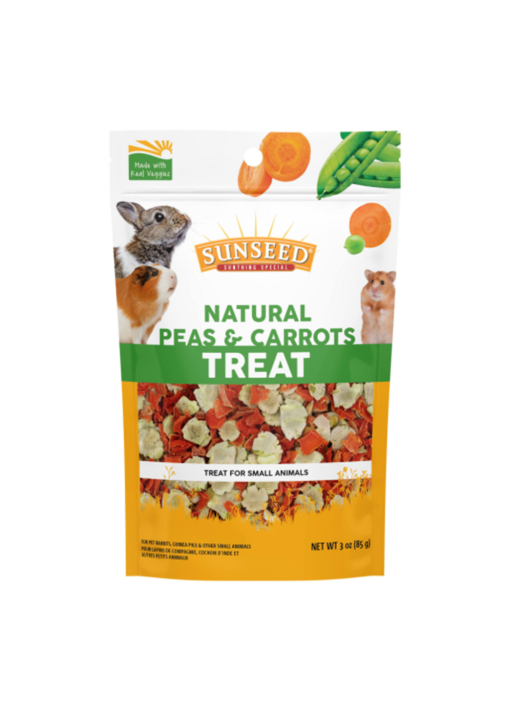 Vitakraft Sun Seed Sunseed Peas and Carrots Small Animal Treat - 3.5 oz