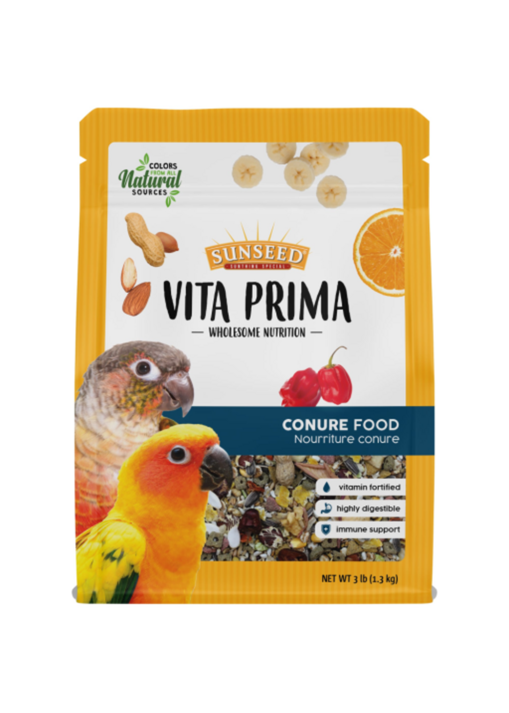 Vitakraft Sun Seed Sunseed Vita Prima Conure - 3 lb