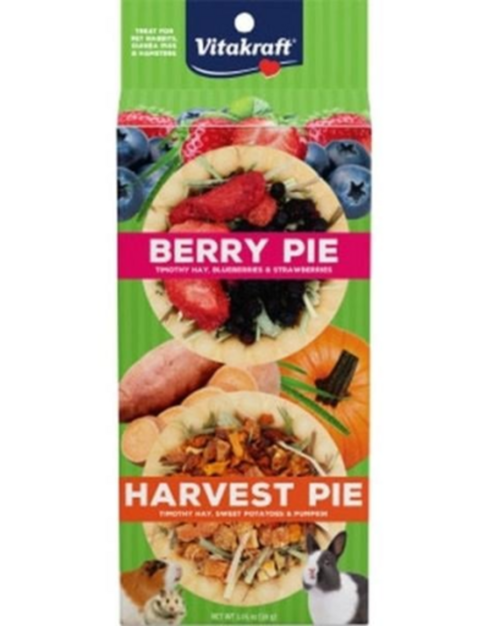 Vitakraft Sun Seed Sunseed Berry & Harvest Pie Small Animal Treat - 4.05 oz