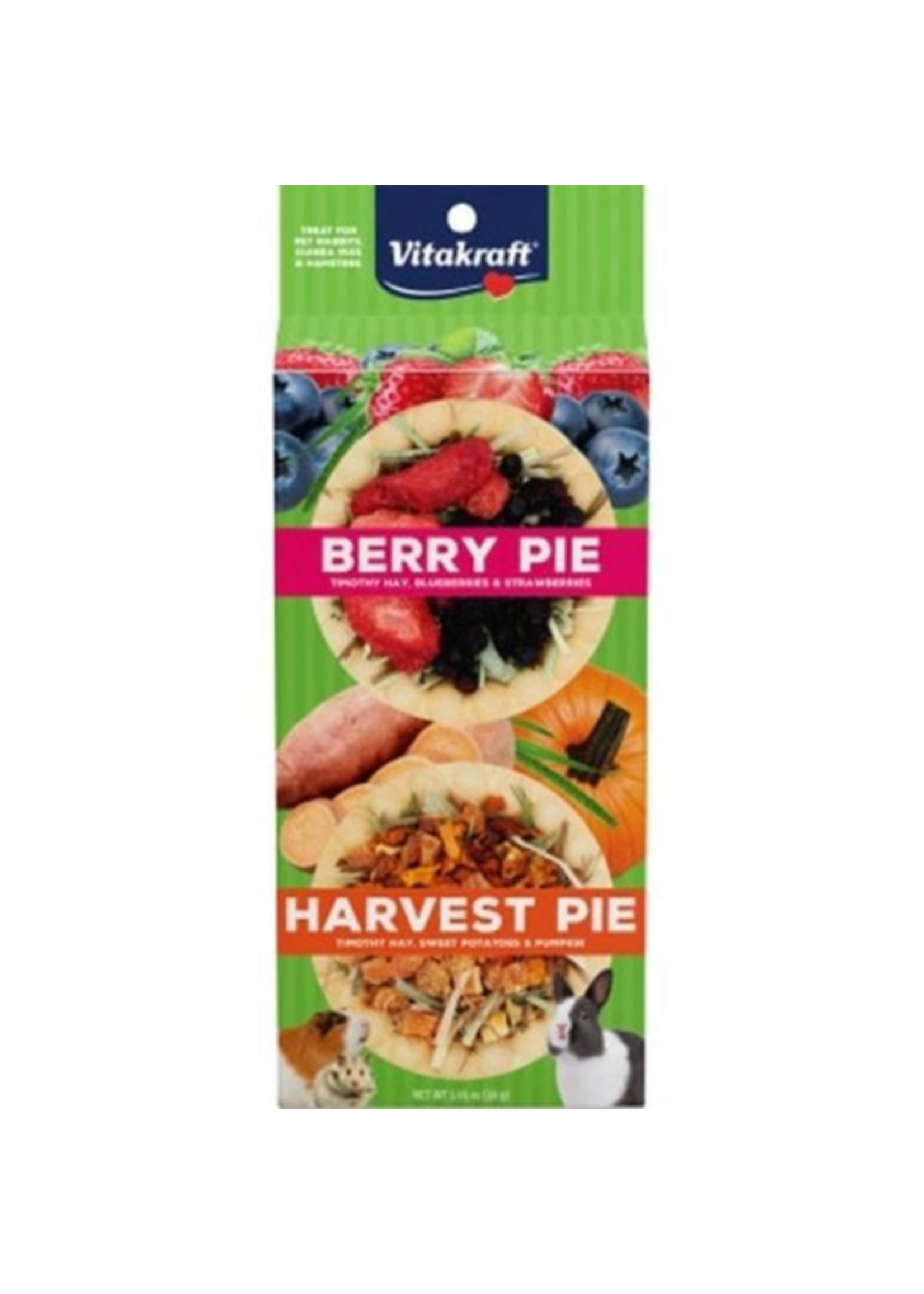 Vitakraft Sun Seed Sunseed Berry & Harvest Pie Small Animal Treat - 4.05 oz