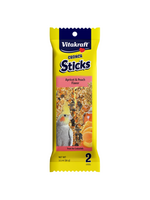 Vitakraft Sun Seed Vitakraft Crunch Sticks Cockatiel Treat - Apricot and Peach - 2 Sticks