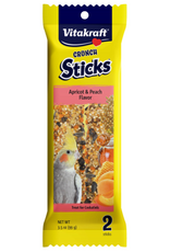 Vitakraft Sun Seed Vitakraft Crunch Sticks Cockatiel Treat - Apricot and Peach - 2 Sticks