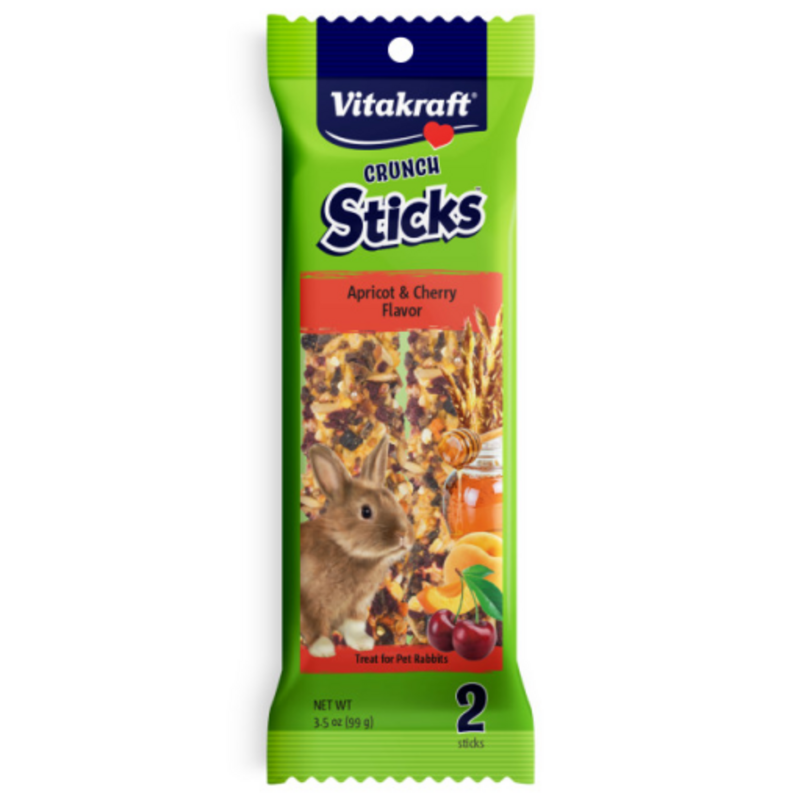 Vitakraft Sun Seed VITAKRAFT CONURE CRUNCH STICK APRICOT & CHERRY