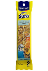 Vitakraft Sun Seed Vitakraft Parakeet Crunch Sticks w/Sesame & Banana Treat Sticks 2pk 1.4 oz.