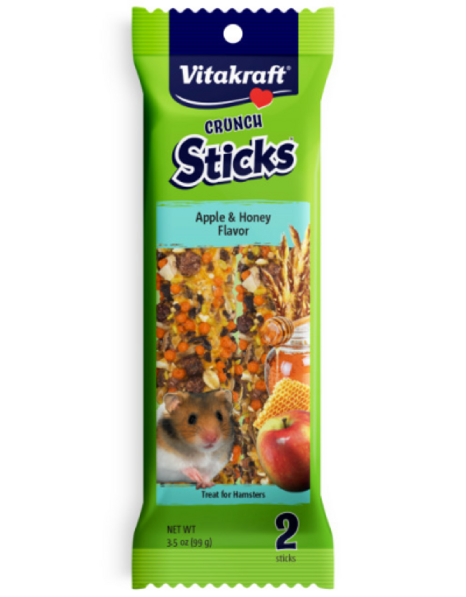 Vitakraft Sun Seed VITAKRAFT PARROT CRUNCH STICK APPLE & HONEY